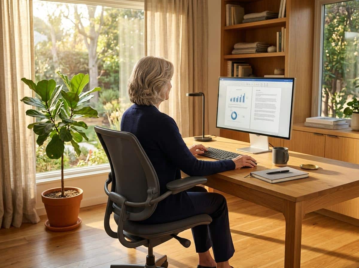 Aménager son poste de travail après 60 ans : ergonomie et productivité pour les seniors actifs
